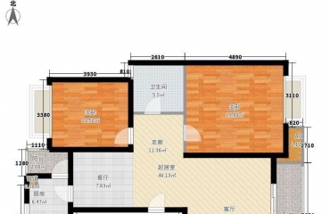 青山湖电梯洋房中大东园14年新房豪华装修房产证在_7