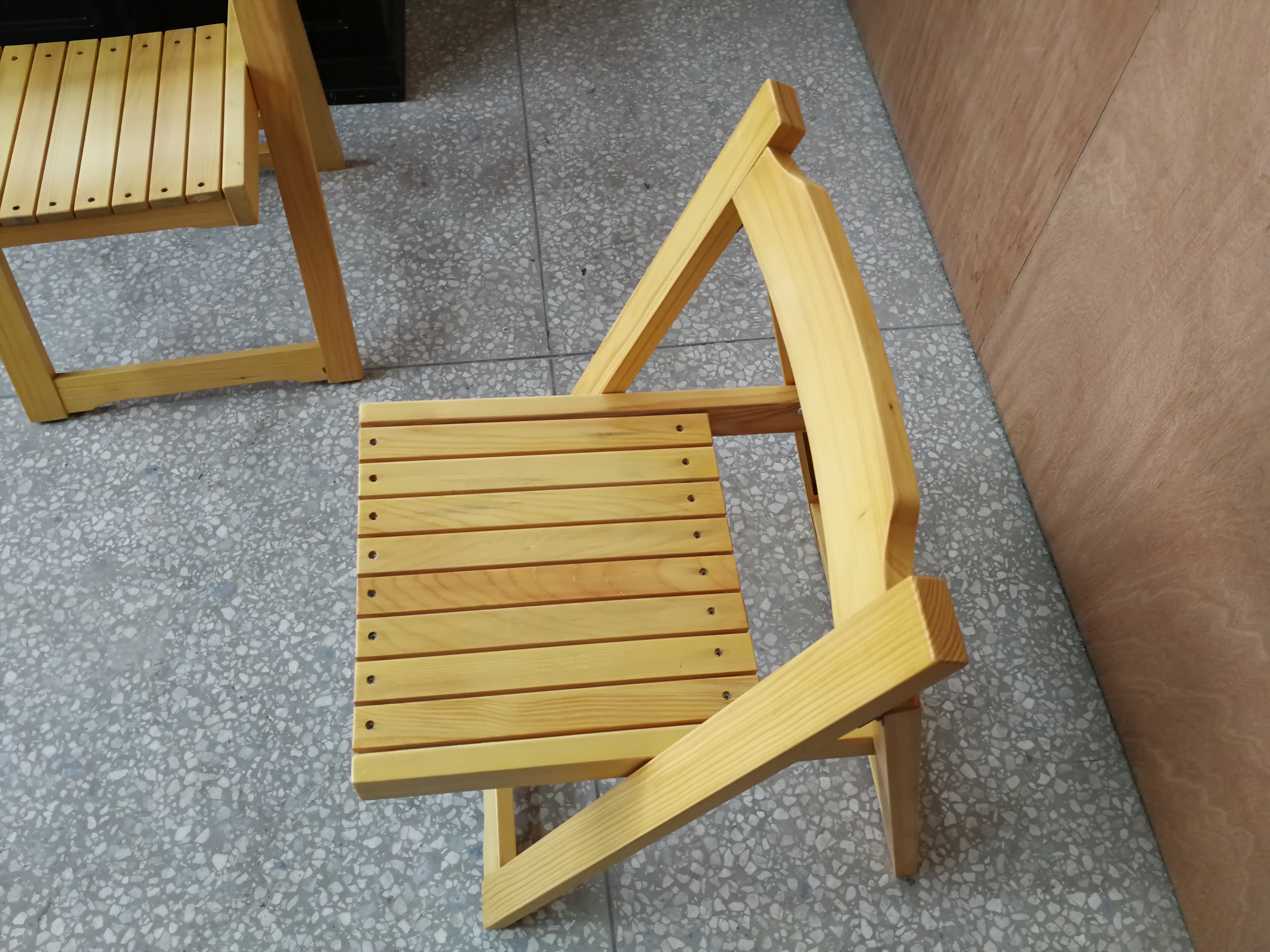 实木折叠椅（全新）_2