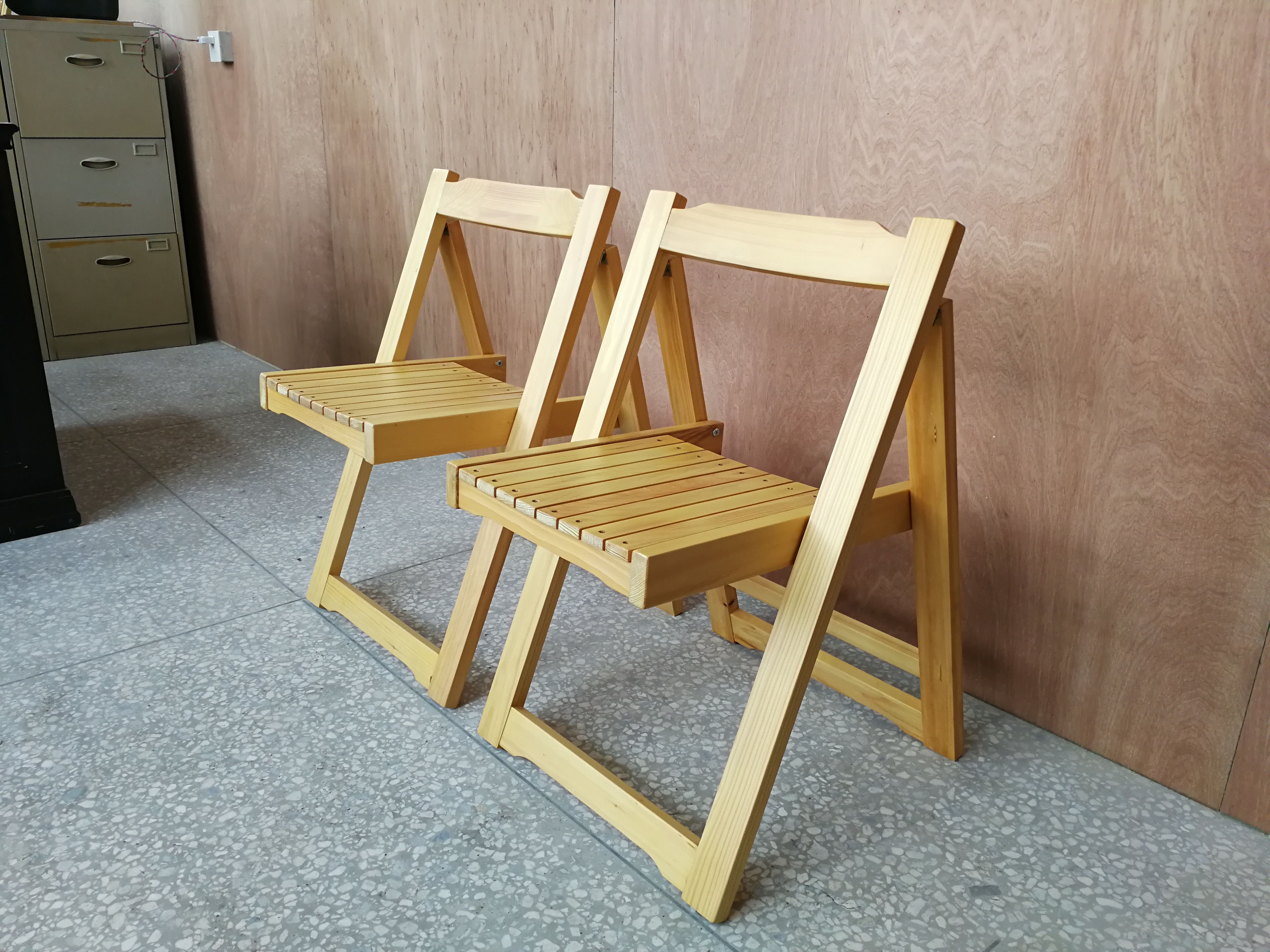 实木折叠椅（全新）_1