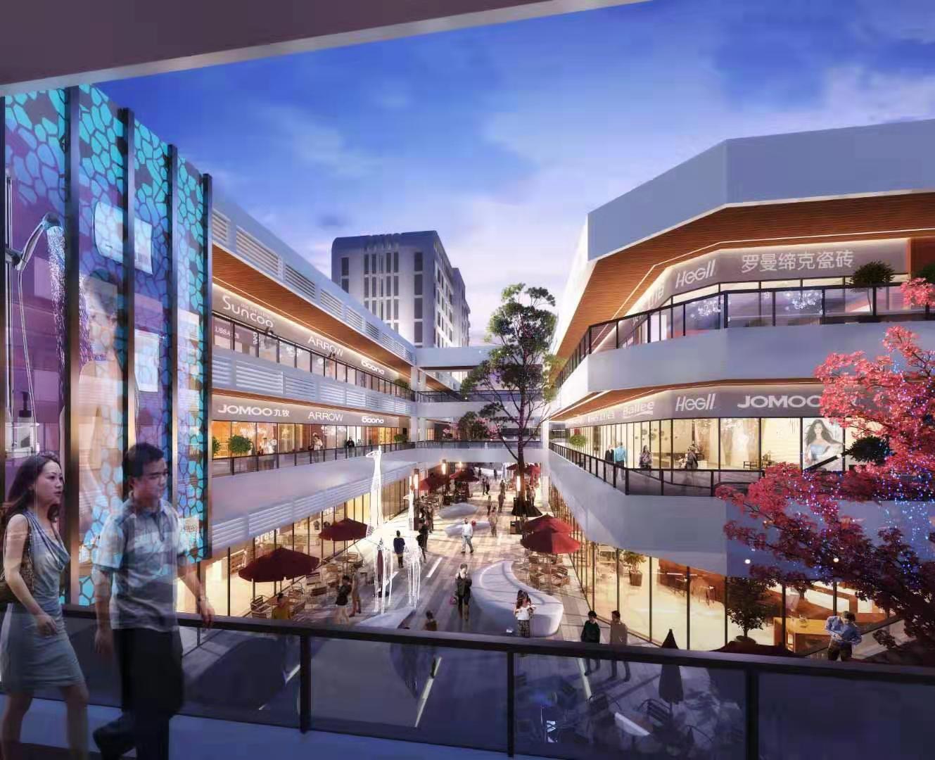 筑成美家中央地鐵口城市,人流量超大