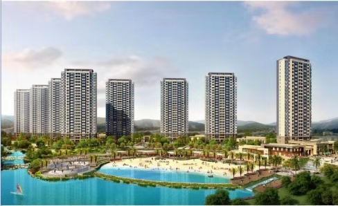 均价5千 一线湖景大三房