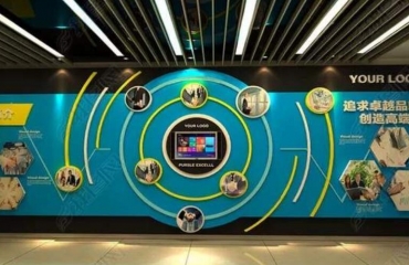 南昌中大型集团公司大厅走廊文化墙设计制作公司_3