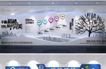 南昌辰青广告 平面设计印刷 文化墙设计安装  _5