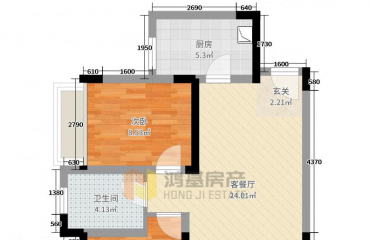 上海路住宅小区精装两室一厅 南北通透 _10