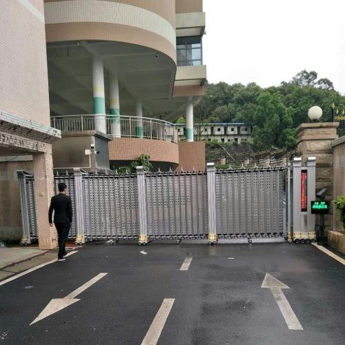 南昌玻璃感应门维修_5