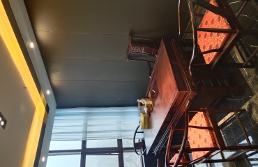 翠林国际大厦 电梯口中式豪装 大气前台 可带厨房_6