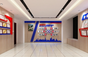 南昌较好的办公室会议室装修改造文化墙形象设计公司_5
