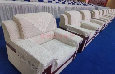 全新沙发租赁白色沙发凳沙发条租赁中南海沙发茶几租_2