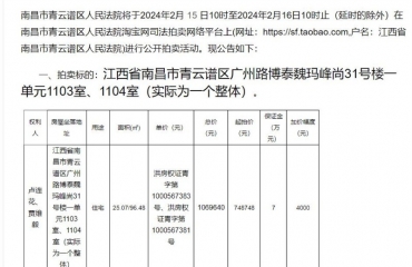 2月15日拍卖博泰魏玛峰尚122平米75万元_8
