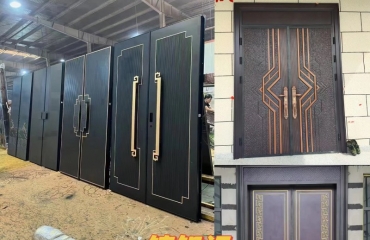 江西定制铜铝门入户门，庭院门和围墙护栏质美价优_2