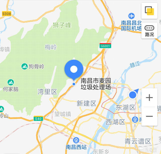 老天给了你一条清澈的赣江,一座透绿的梅岭,可你在她们之间建了个垃圾