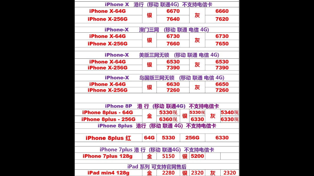 苹果华为手机批发报价6月25号_5