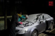 南昌写真——昨晚南昌下雪了！