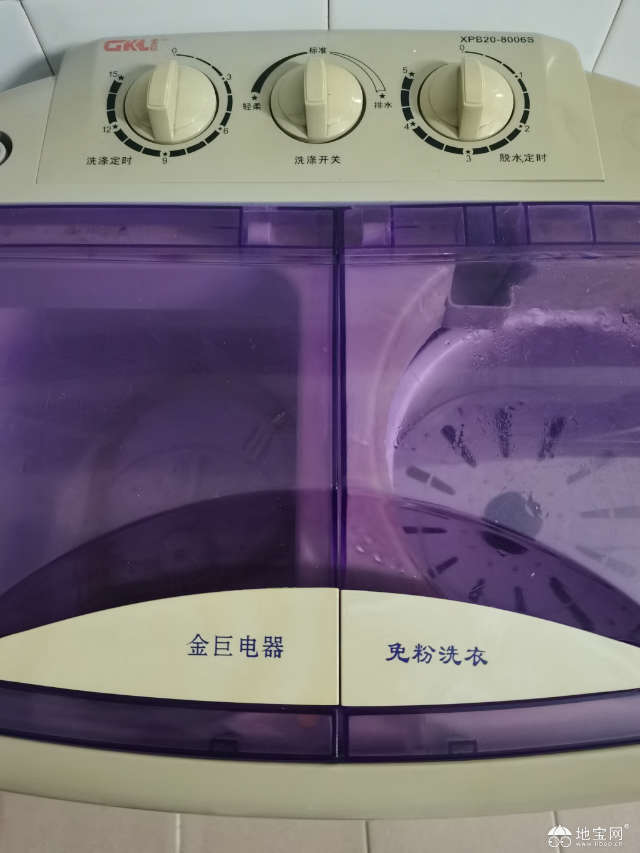 8成新小型双缸洗衣机_2