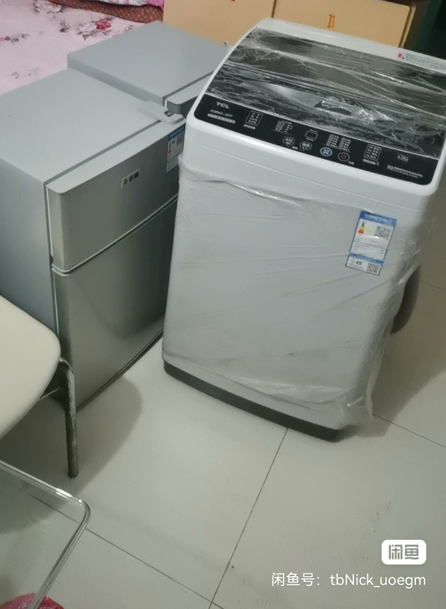 9.9成新自用TCL洗衣机，冰箱便宜出售_5